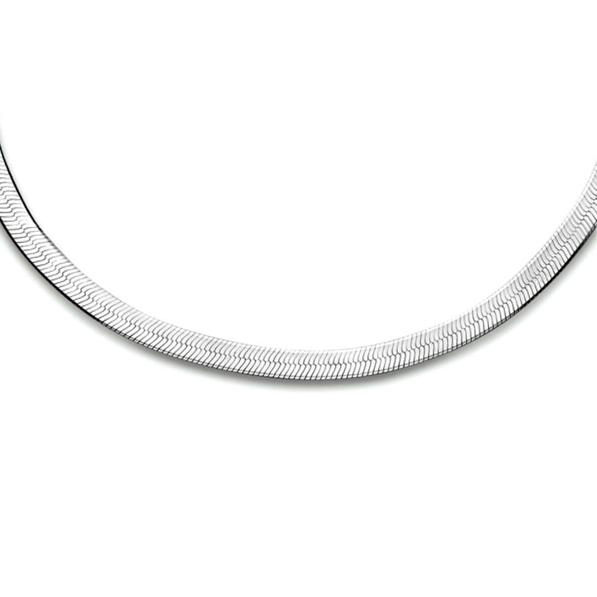 Gerhodineerd 925 zilveren collier met een breedte van 3.5mm en uitgevoerd met een stevige karabijn sluiting. Het collier heeft een draaglengte van 40cm met een extensie van 5cm.