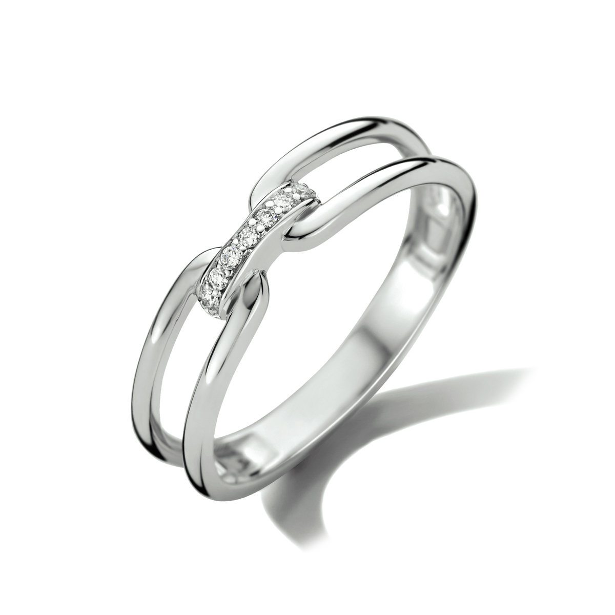ring diamant 0.035ct h si