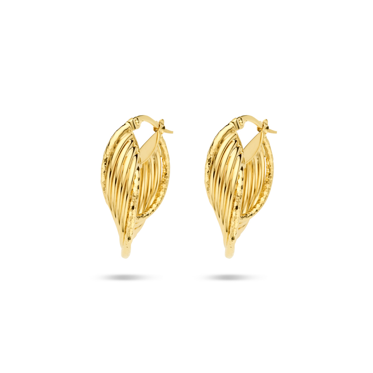 oorringen goud (geelgoud)