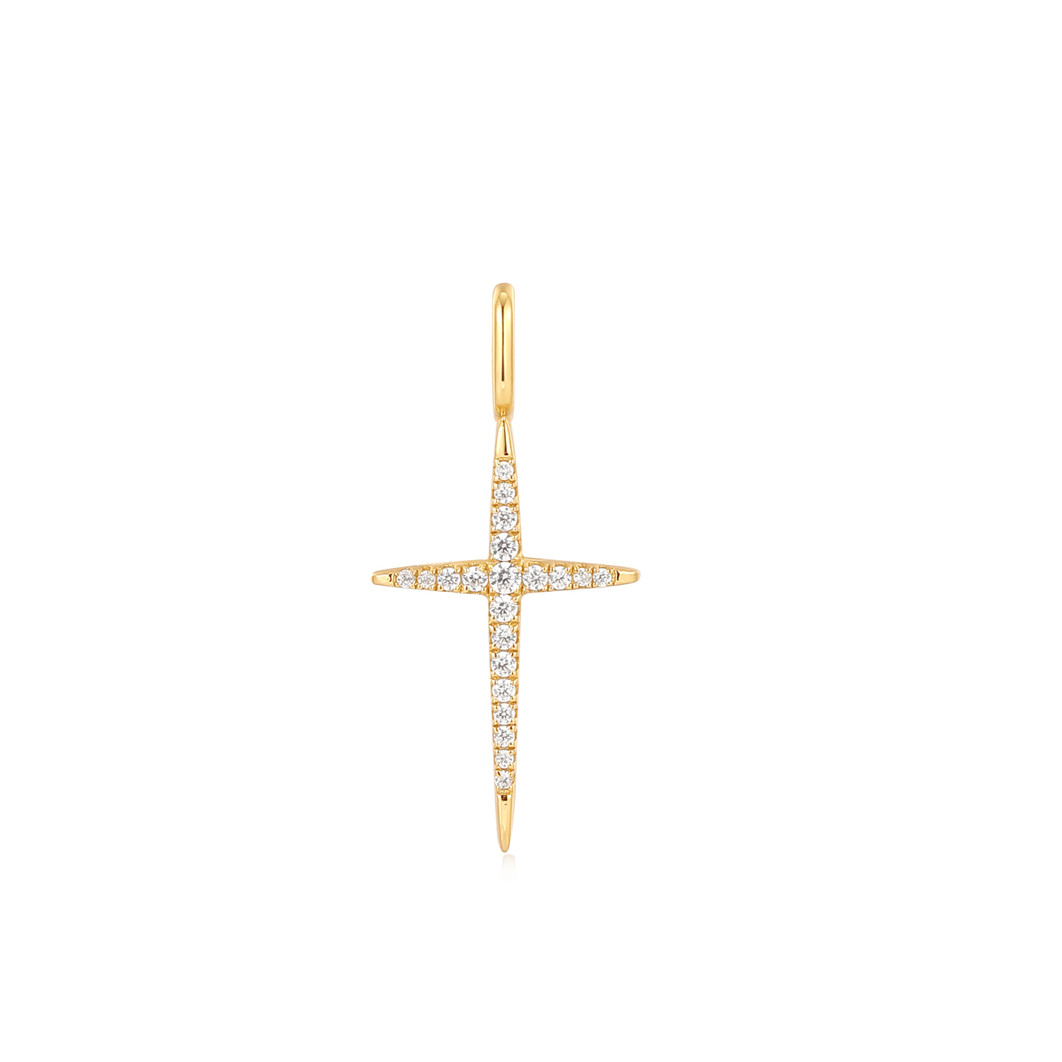 Productbeschrijving 
Geef je ketting een upgrade met deze trendy kruis bedel. De bedel bevat sprankelende zirkonia stenen en is gemaakt van 925 sterling zilver met 14 karaat gouden plating. Bevestig je bedel eenvoudig aan een kettng, armband of connector.

Het Merk
GeÃ¯nspireerd door de laatste fashion trends is Ania Haie het toonaangevende sieradenmerk voor hoogkwalitatieve maar ook betaalbare zilveren sieraden, zonder op de kwaliteit in te leveren. Iedere collectie is gebaseerd op de laatste catwalktrends, waardoor Ania Haie snel tot hÃ©t sieradenmerk voor stijlbewuste consumenten is verkozen. Elk sieraad wordt ontworpen om te combineren met andere sieraden waardoor je je eigen look kunt creÃ«ren. Maar ook zijn Ania Haie sieraden opvallend genoeg om op zichzelf te dragen.

How It All Started
Met een passie voor kwalitatieve sieraden met stijl Ã©n het besef dat de mode bewuste vrouw niet wil inleveren op kwaliteit is Ania Haie geboren. De Ania Haie oprichters zagen later dat de moderne vrouw van vandaag graag sieraden combineert en layered om haar individualiteit te omarmen, de kans werd aangegrepen en de droom werd werkelijkheid.

Volg ons ook op social media
Wil jij op de hoogte blijven van nieuwe collecties, toffe combinaties en de laatste sieraden trends? Hou ons dan ook in de gaten op social media. Daarnaast inspireren wij jou dagelijks met verschillende looks en mix & match combinaties! Deel gerust jouw eigen unieke Ania Haie look door de hashtag #aniahaiexme te gebruiken. Wie weet wordt jouw look gerepost op Ã©Ã©n van onze kanalen!
Je kunt ons volgen op Facebook en Instagram.