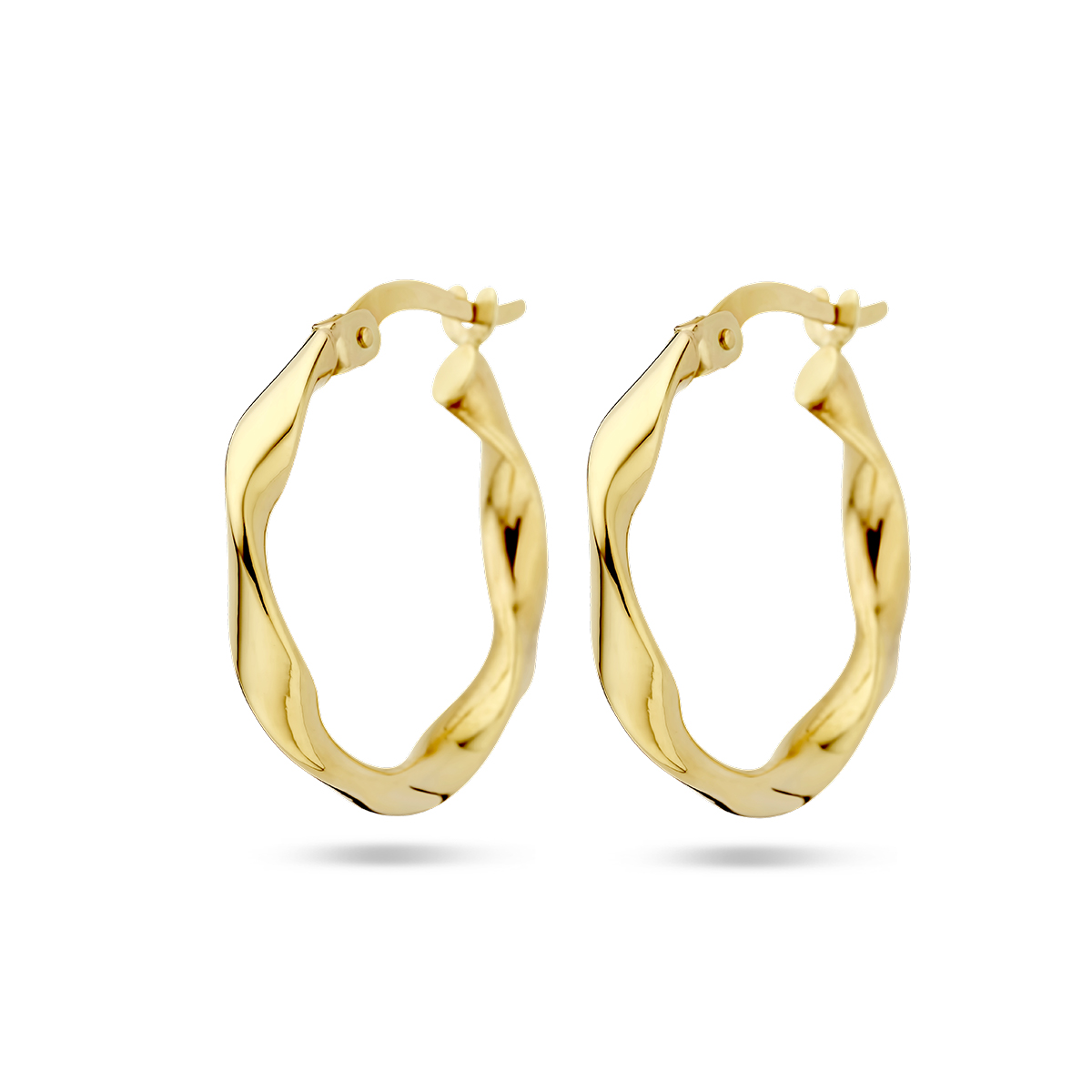 gouden oorringen, tors 20x2.6mm