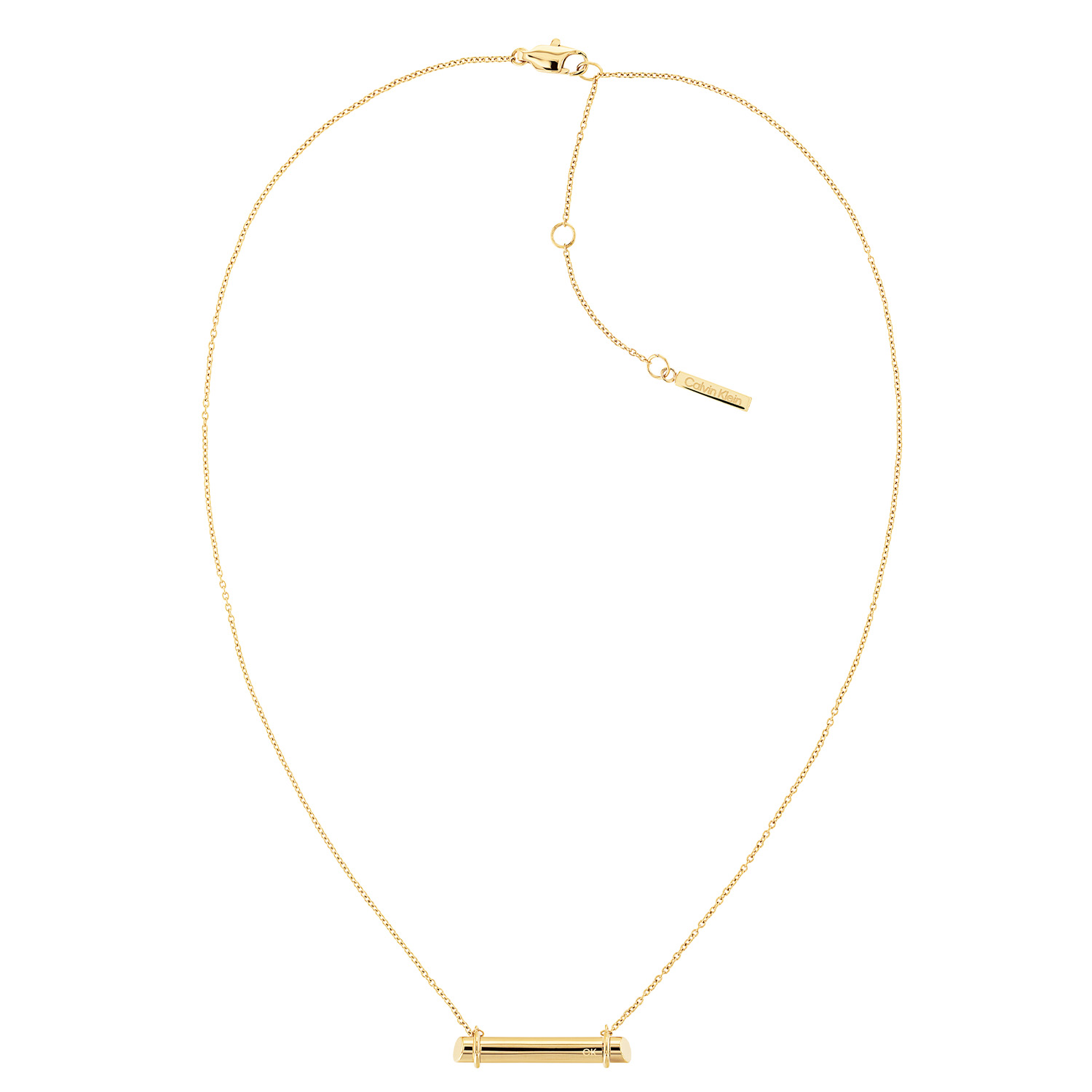 Staal collier double