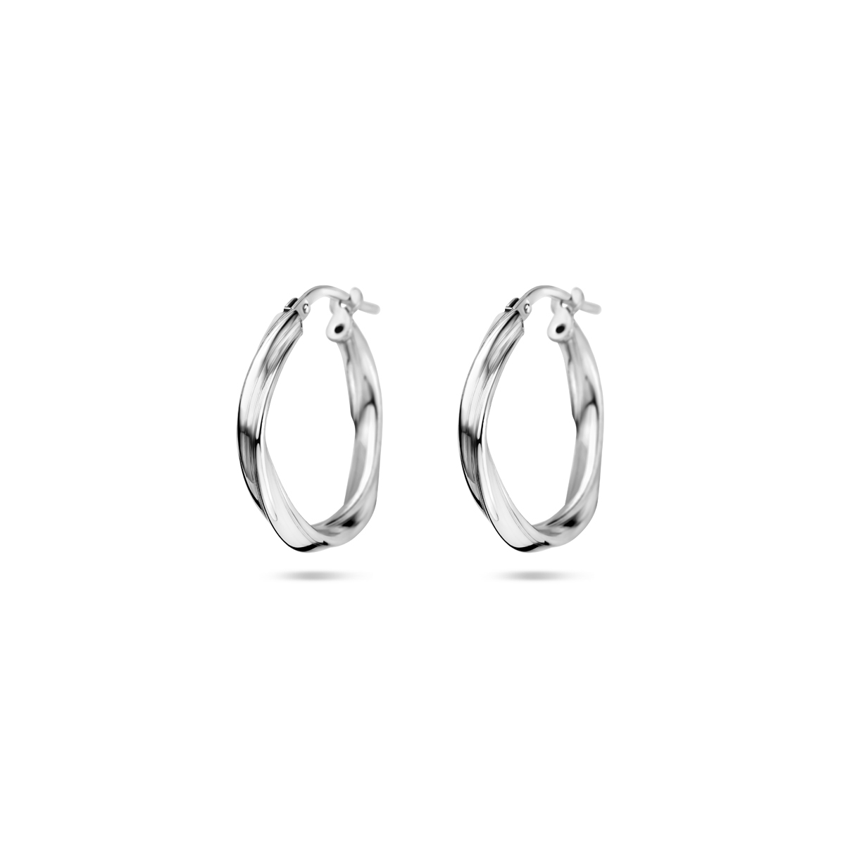 zilveren oorringen, tors 2,5x19mm 