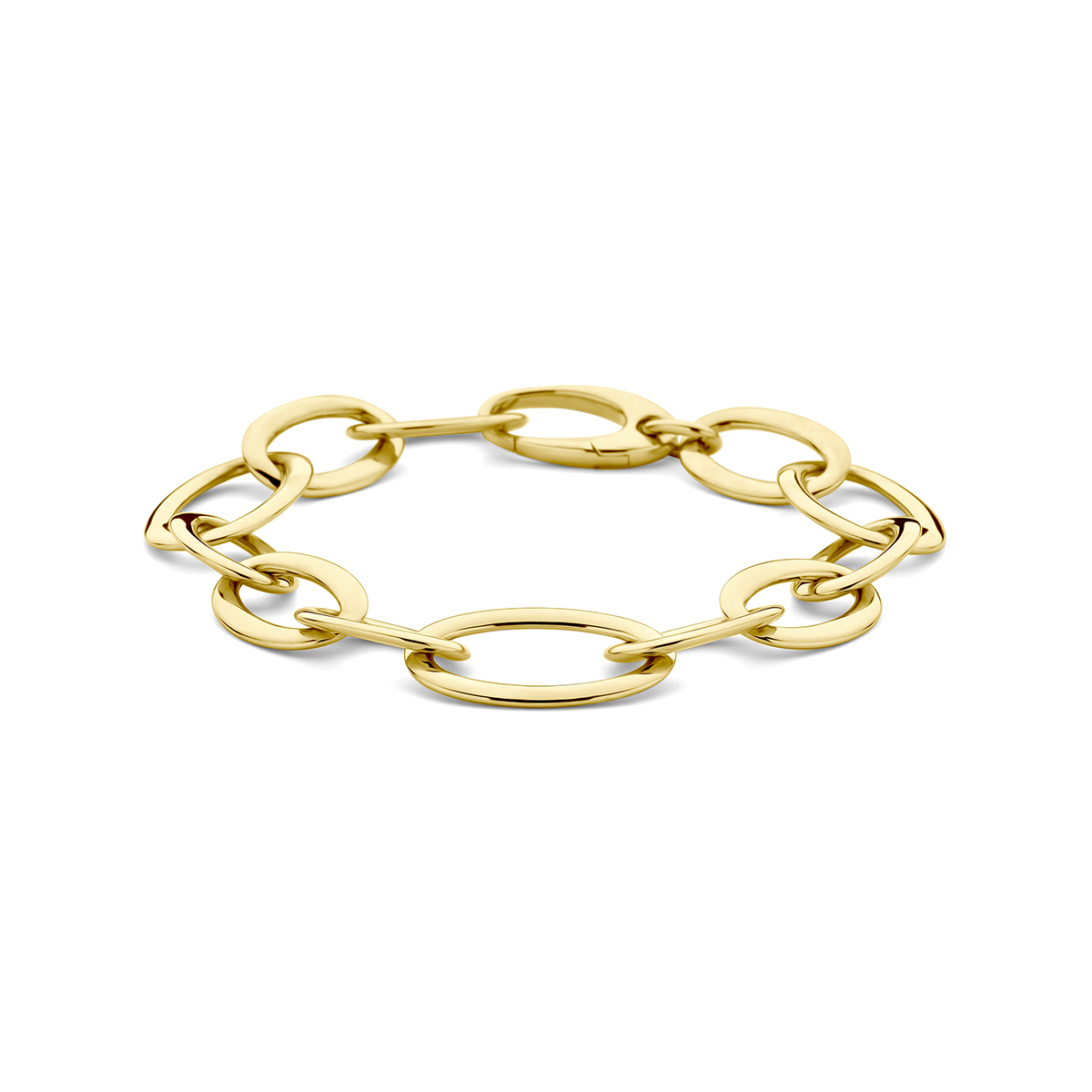 GEELGOUDEN ARMBAND 21CM