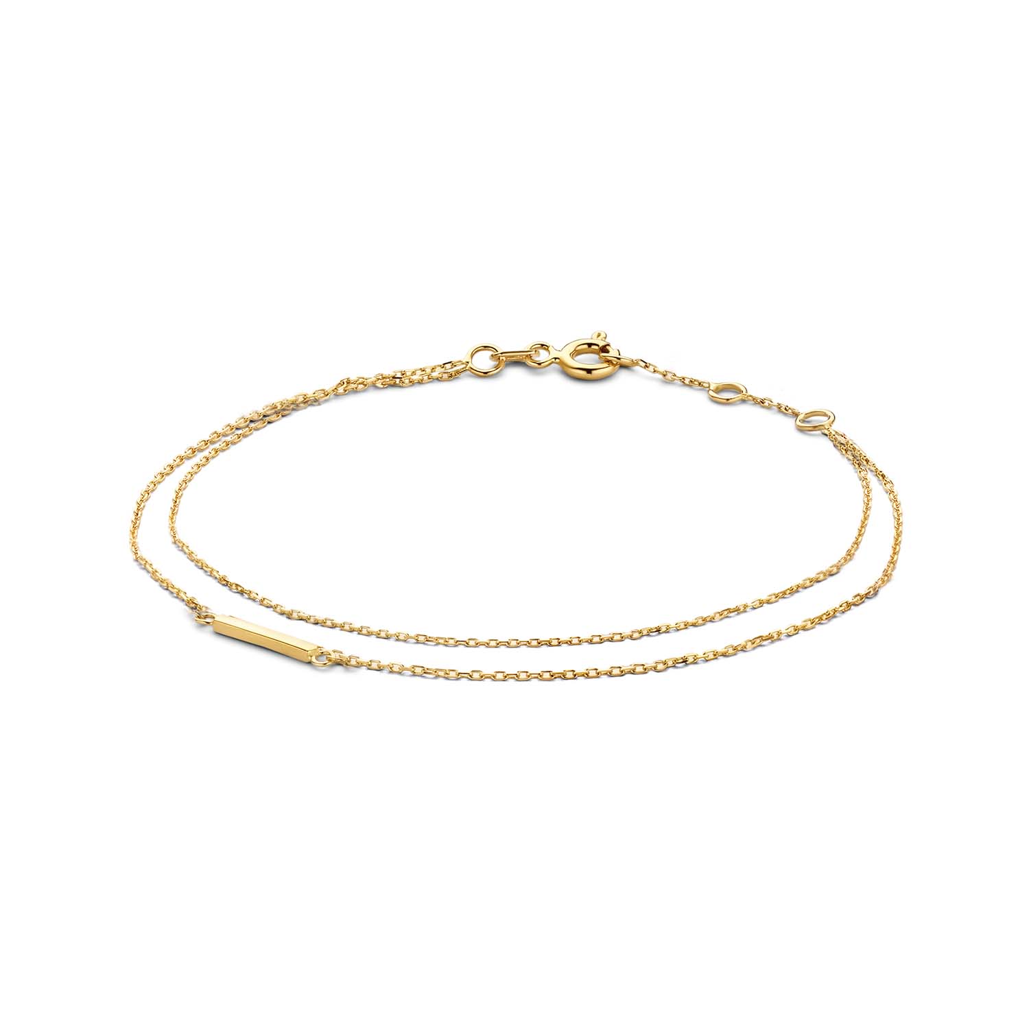  Jackie Double Trouble bracelet. 585/1000. 