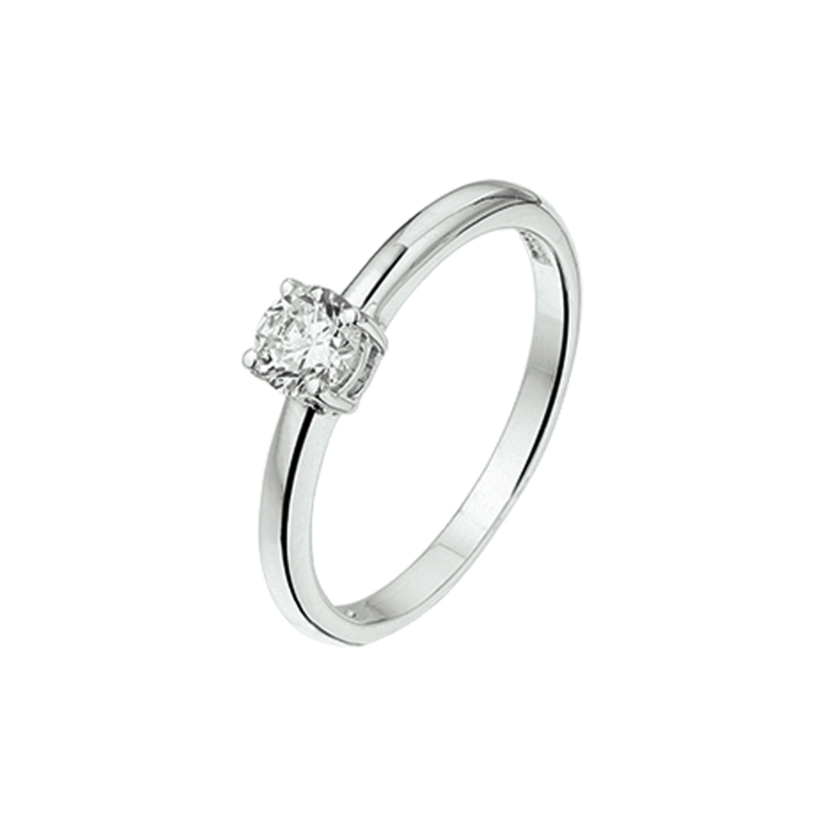 Zirkonia
Ringmaat: 17.25 mm (54)
Zetting: solitaire (chatonzetting)