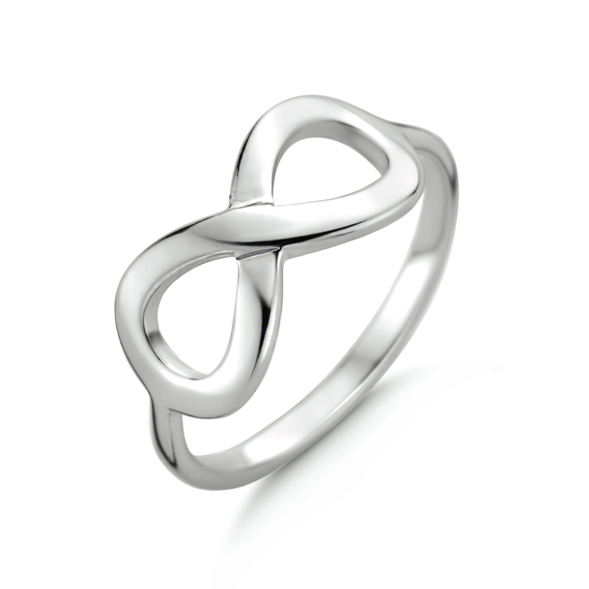 Zilveren dames ring 
925 zilver | gerhodineerd | breedte 8mm