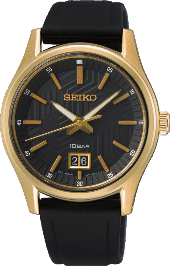 Seiko - Heren horloge staal, Doublé 100 meter WR, Saffierglas - SUR560P1