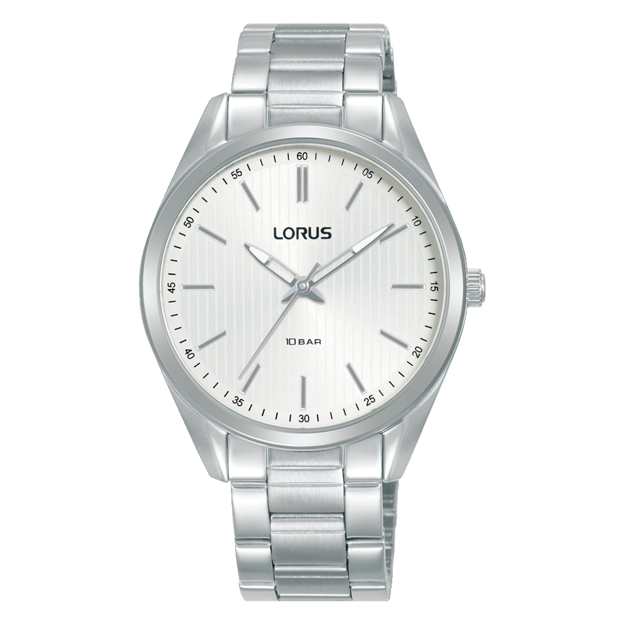 Dit is een dameshorloge van het merk Lorus. Het is een analoog horloge gemaakt van staal. De diameter van de kast is 34 mm en de kast is 9 mm dik.
De verdere specificaties van het horloge zijn als volgt:
Kastvorm: rond
Kastkleur: zilverkleurig
Kastmateriaal: staal
Bandbreedte: 16 mm
Bandlengte: 229 mm
Sluiting: vouwsluiting met drukker
Wijzerplaatkleur: wit
Glassoort: hardlex mineraal glas
Waterdichtheid: 10 ATM
Techniek: quartz