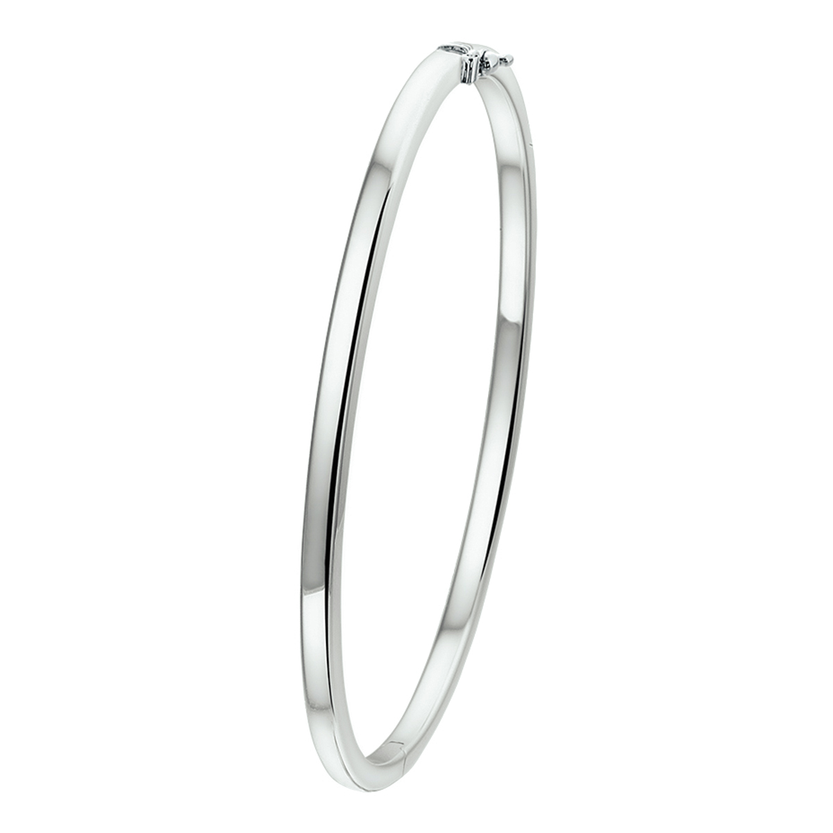Beschrijving: Witgouden Bangle armband met een diameter van 61mm uitgevoerd met een 3mm vlakke buis en stevige scharnier sluiting. Door het strakke design is deze Bangle armband gemakkelijk te combineren met andere sieraden.
Verpakt per: 1
Doelgroep: dames
Breedte: 3 mm