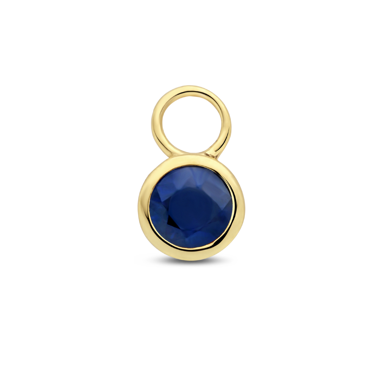 14k Geelgouden oorringhanger uitgevoerd met een geboortesteen. De hanger heeft een afmeting van 8.5x6mm. De oorringhanger wordt per stuk verkocht. De oorringhanger kan gecombineerd worden met een oorring met een buisdikte van 2mm. Deze hanger wordt per stuk verkocht ipv per paar.