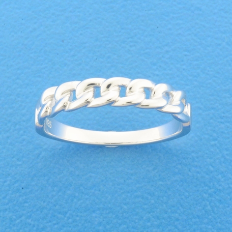 zilveren ring, gourmet mt56



