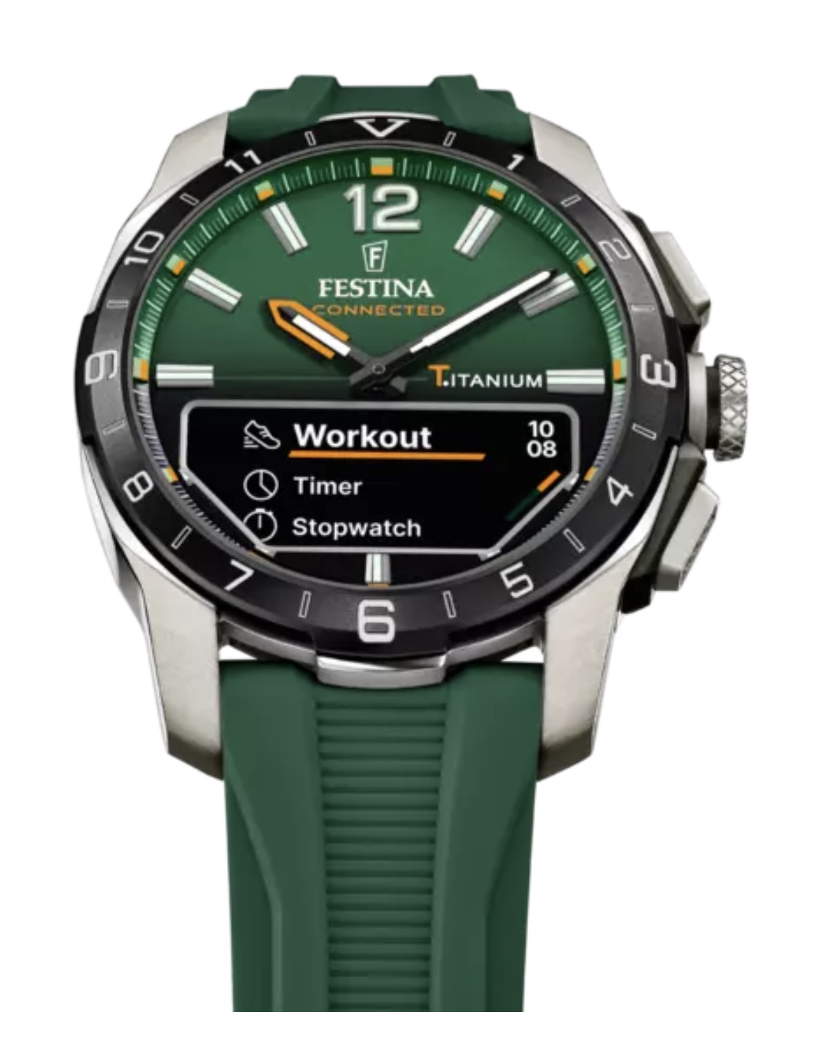 Ontdek de Festina Connected D, een horloge ontworpen voor de moderne man die zowel elegantie als functionaliteit waardeert. Dit model biedt de klassieke uitstraling van een traditioneel horloge met de innovatie van verbonden technologie. De belangrijkste eigenschap is de perfecte combinatie van een analoge wijzerplaat en een klein digitaal display, waardoor je gemakkelijk toegang hebt tot essentiële informatie van je smartphone. Ideaal om verbonden te blijven zonder stijl op te offeren.