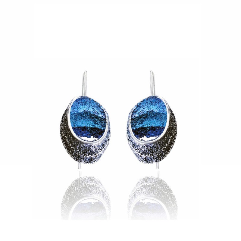 Arior Barcelona - Sinera Big Kleur 5, Formentera-Blue oorhangers