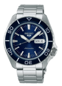 Seiko 5 Sports heren polshorloge Mechanisch Automaat staal met stalen band. 10 ATM waterdicht.