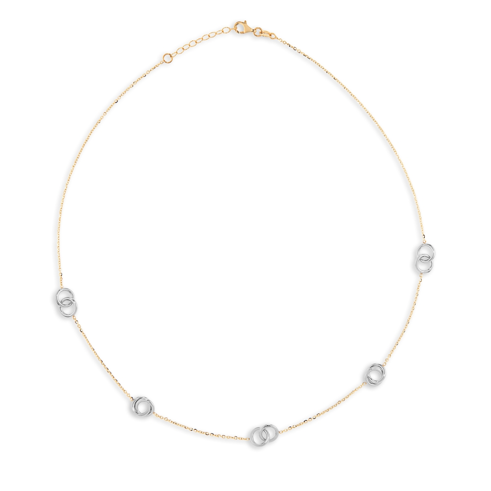 Dit is een collier van het merk Swing Jewels. Dit sieraad is gemaakt van goud 14 