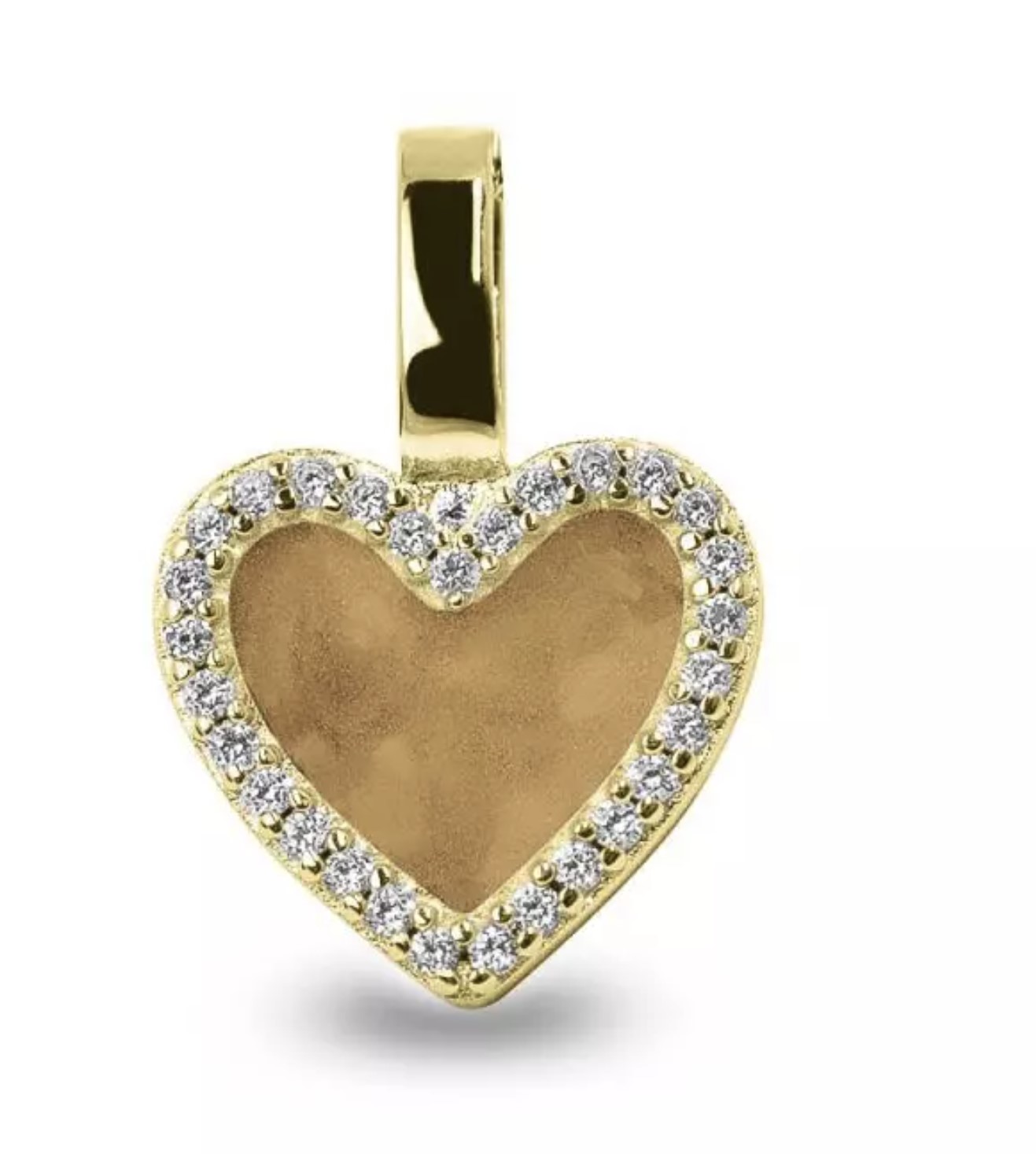 HEART GEM PENDANT in 18kt goud (Zirkonium of Diamant)
Verkrijgbaar in zilver of goud. (Vanaf 159 Euro)
