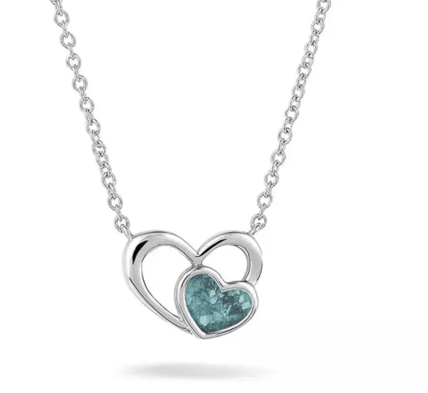 DOUBLE HEART NECKLACE
Verkrijgbaar in zilver of goud.  Vanaf 189 Euro