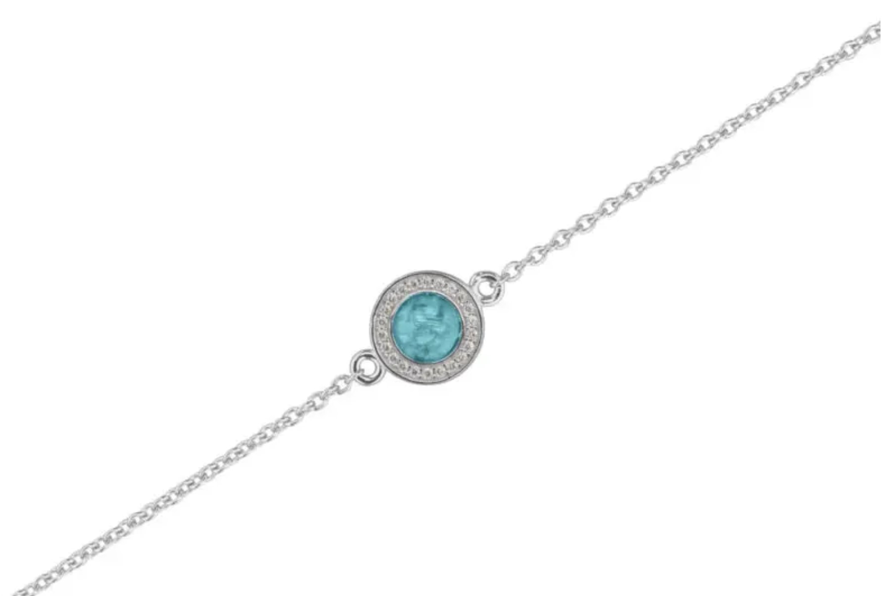 ROUND GEM CHAIN BRACELET
Verkrijgbaar in zilver of goud. Vanaf 169 euro