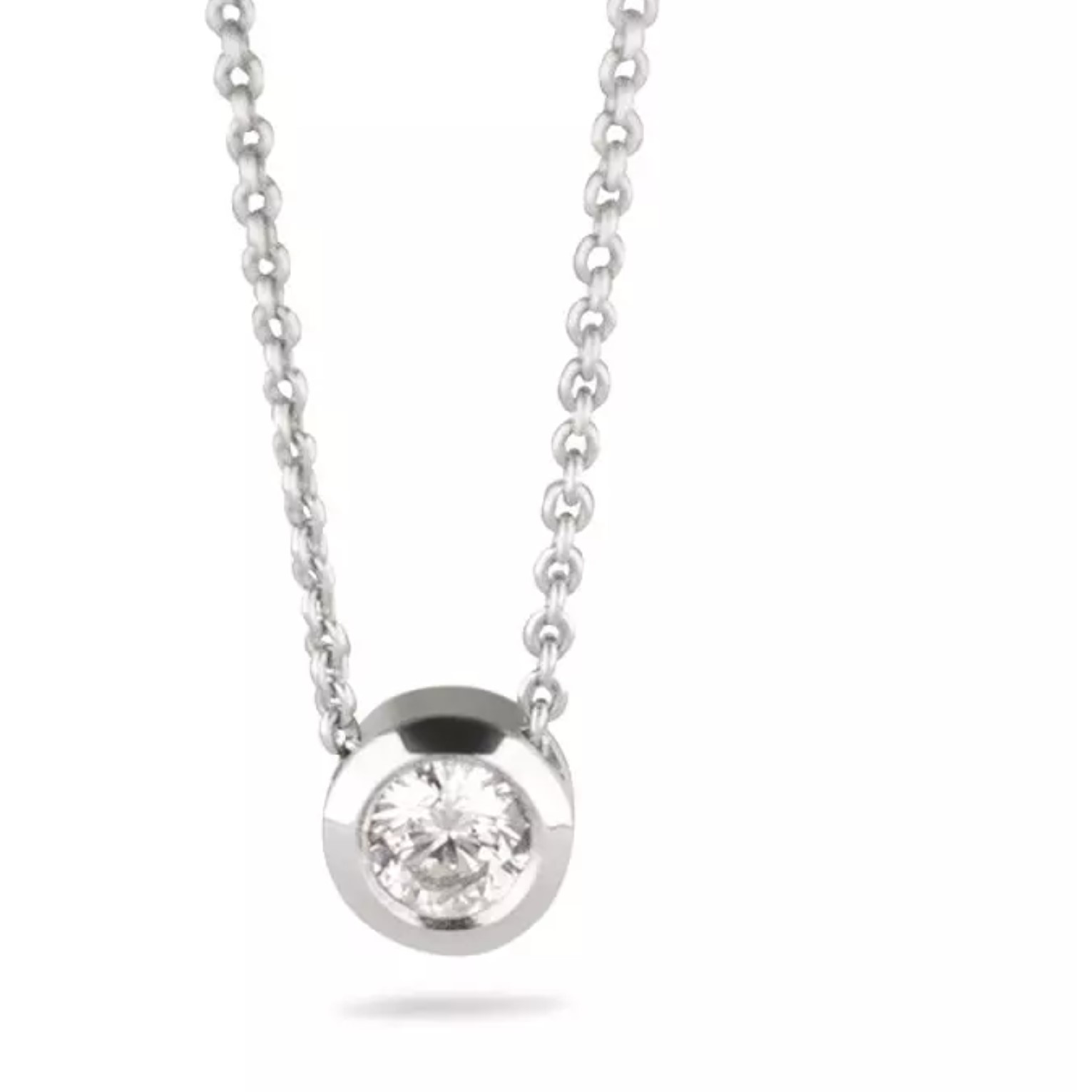 GEM NECKLACE met zirkonia of diamant.
Verkrijgbaar in zilver of goud. Vanaf 165 euro