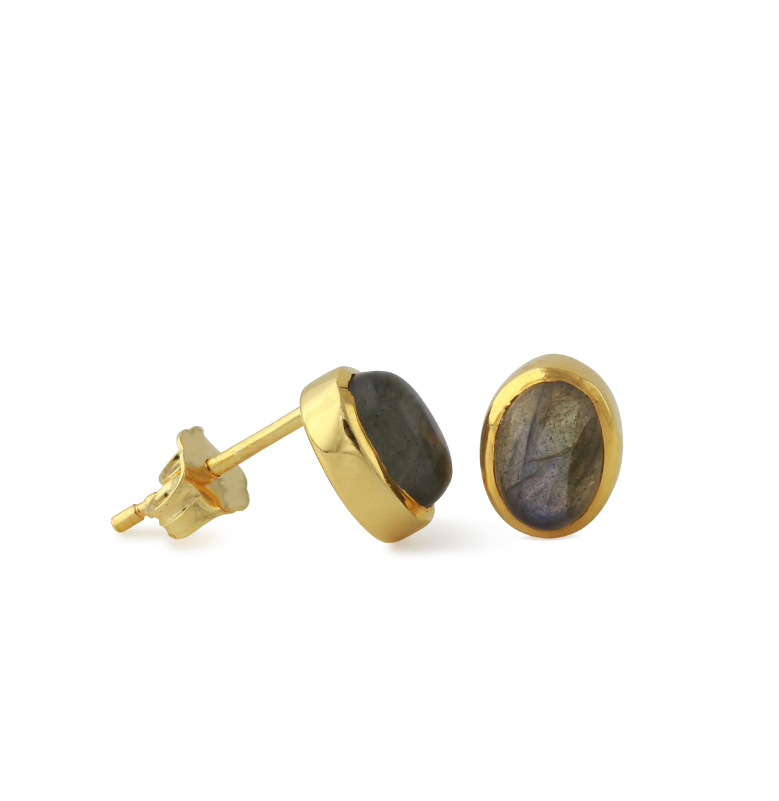 zilver verguld met labradoriet