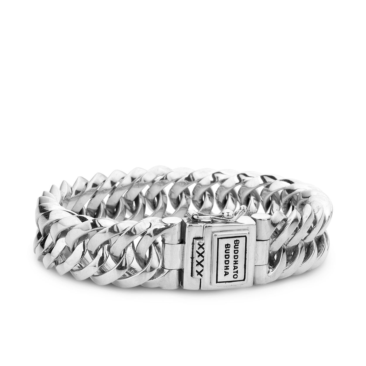 Buddha to Buddha - Chain Small Armband zilver 090, maat E+ 20cm - 001J010900112