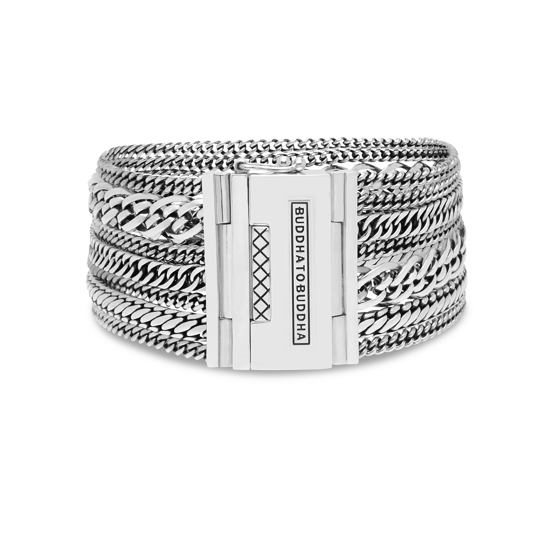 Buddha to Buddha - Multi Chain Nathalie Bracelet 124F, 21cm - 001J011240106
