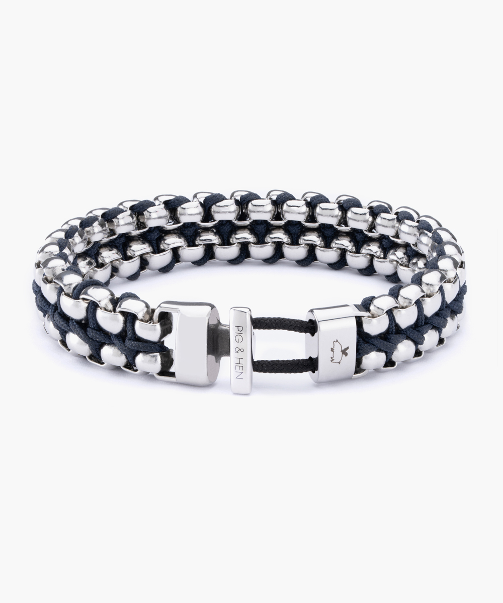 Catena Venetian DBL Navy Silver M-L 19cm