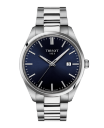 De TISSOT PR 100 horloge heeft een roestvrij stalen kast en band, een zwarte wijzerplaat met datumweergave en waterbestendigheid tot 100 meter. Dit elegante horloge past perfect bij zowel formele als informele outfits. Draag het om je pols als een tijdloze accessoire dat je stijlvolle look compleet maakt. 