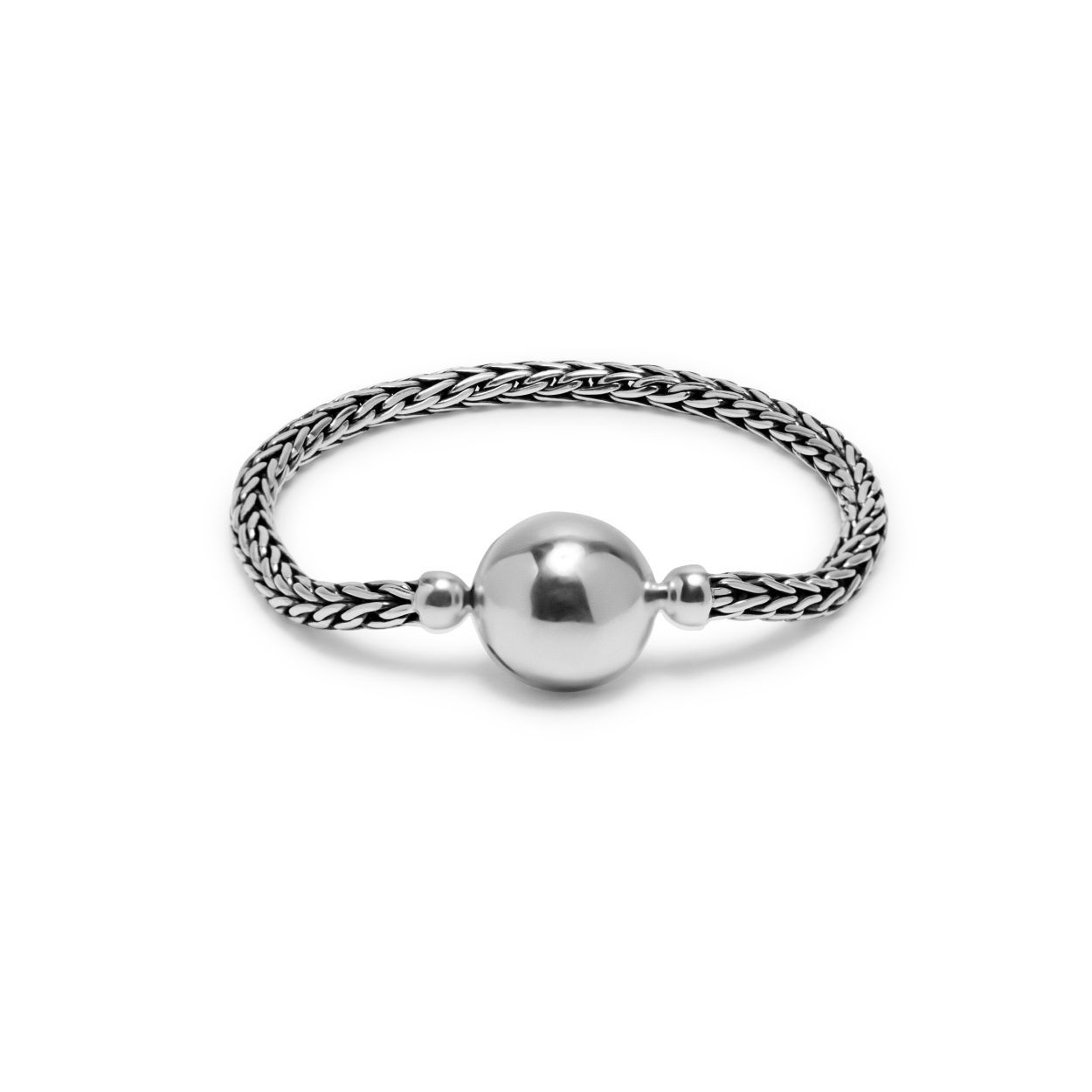 Buddha to Buddha - Batas Sphere Baracelet, zilveren armband 002 C+, maat 17cm - 001J010020111