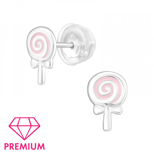Zilveren oorstekers Lolly