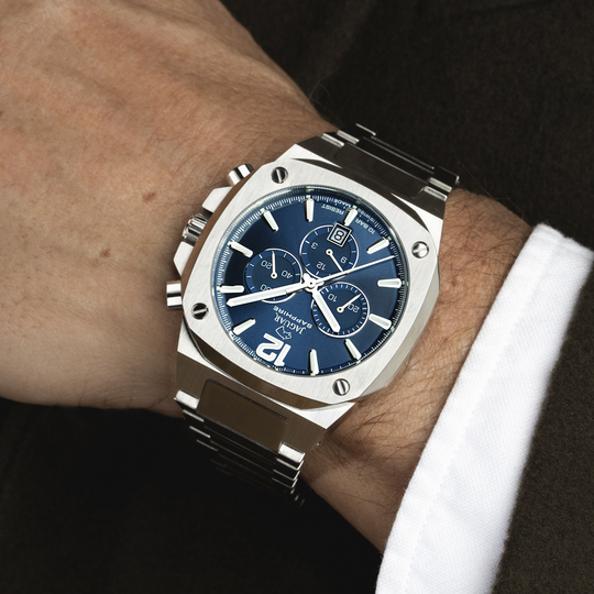 J1024/1 BLAUW HEREN ZWITSERS HORLOGE JAGUAR JAGUAR RC J1024/1