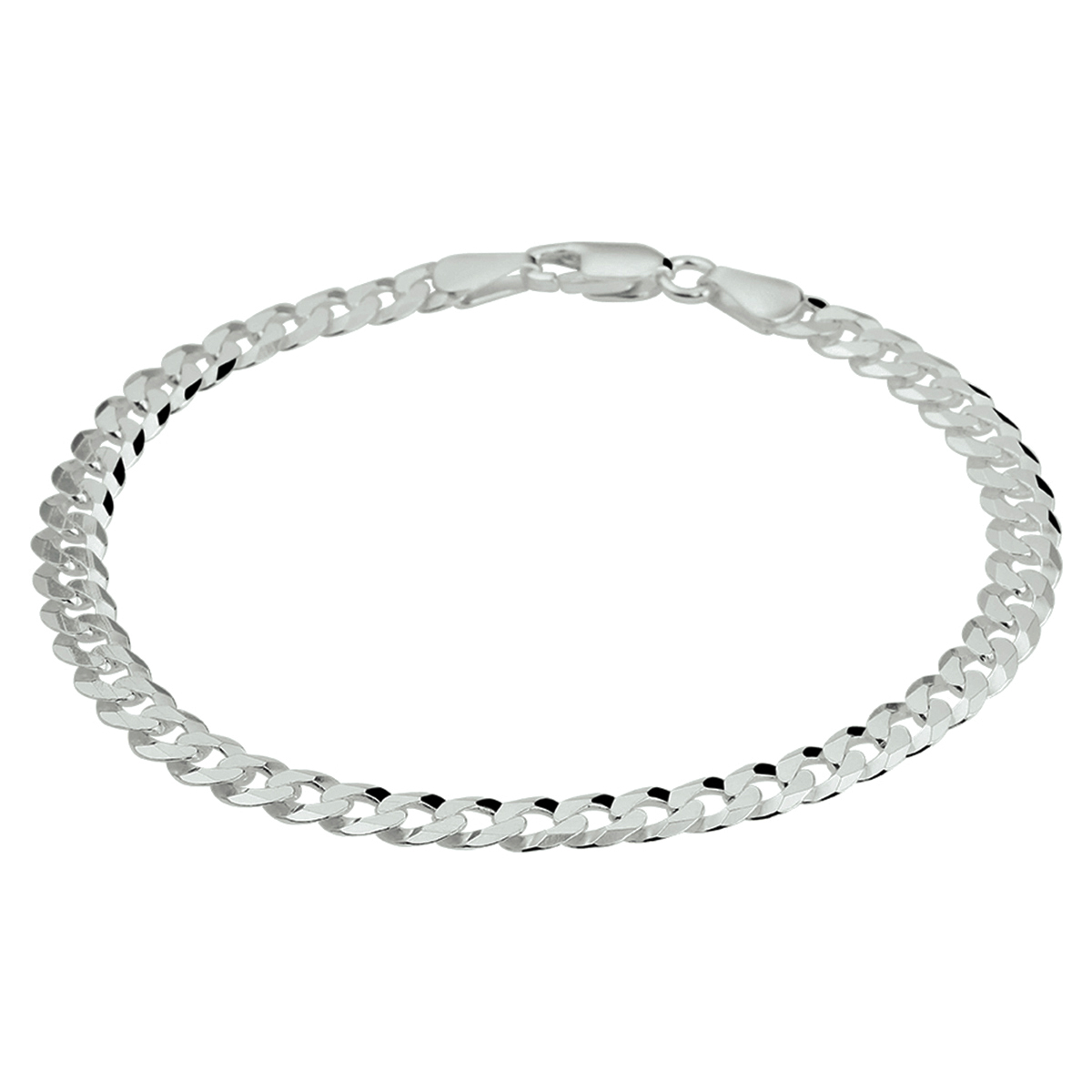 zilveren armband, gourmet 5,4mm 21cm