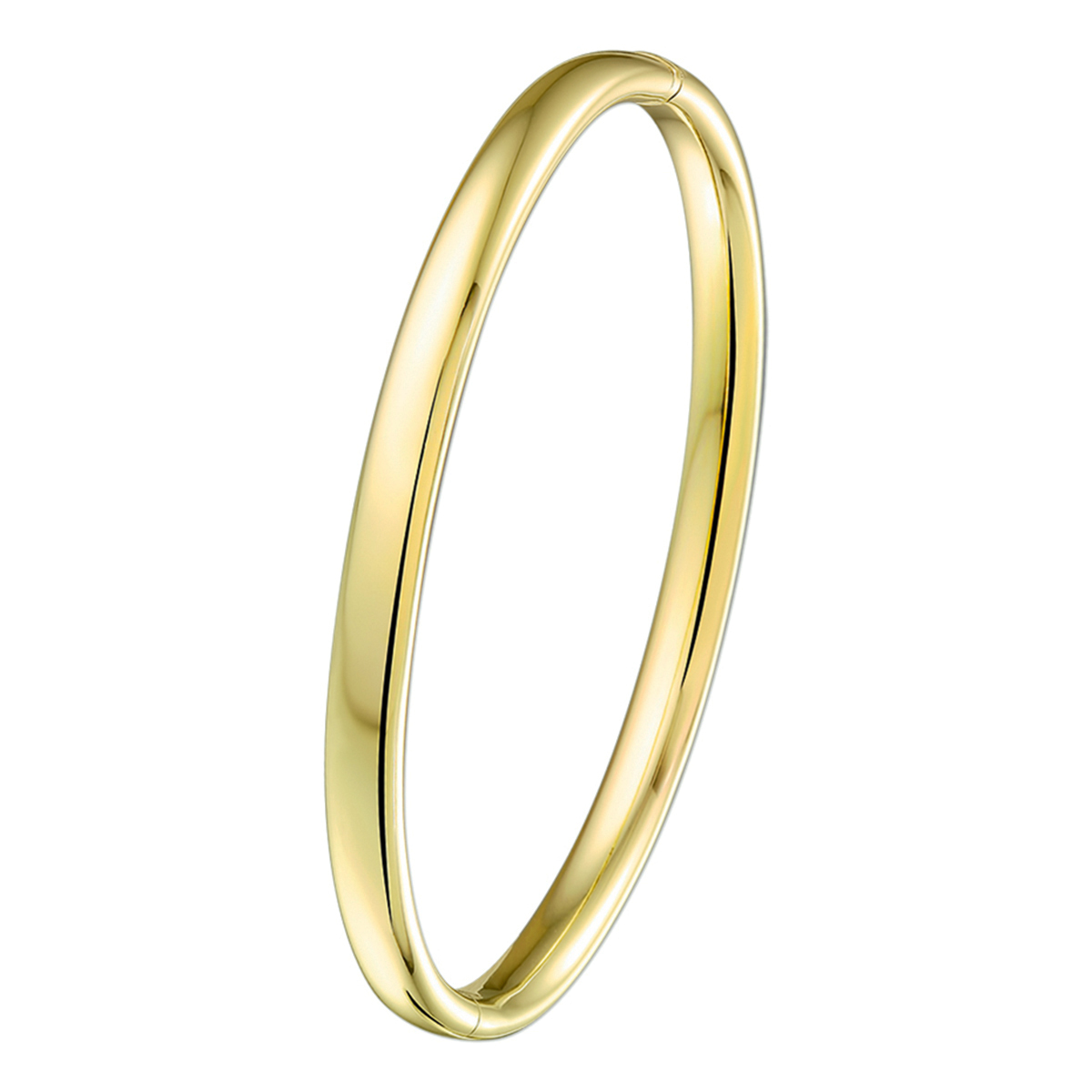 Beschrijving: Geelgoud met zilveren kern slavenband met scharnier van 5x58mm uitgevoerd met bolle buis.
Uniekenummer serie: 33937
Verpakt per: 1
Doelgroep: dames
Breedte: 5 mm