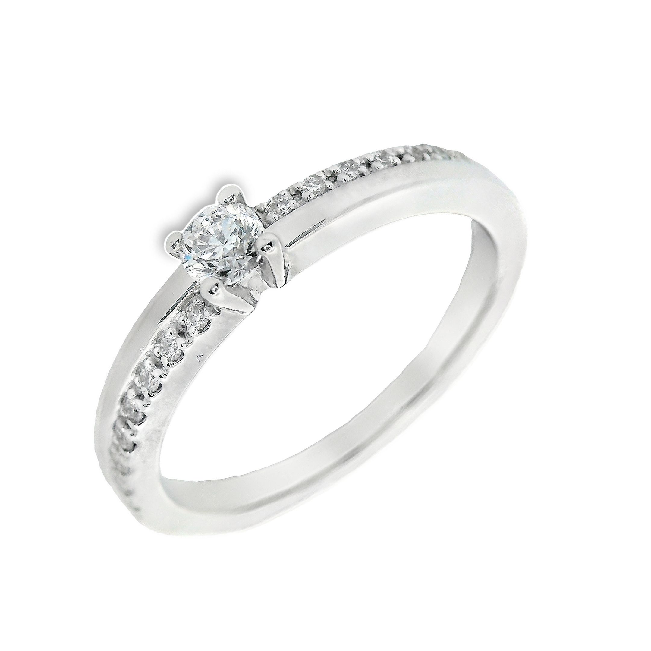 Deze ring van Louis Bros is vervaardigd uit 14 karaat witgoud (3.50gr) en is gezet met 17 briljant geslepen diamanten met een totaalgewicht van 0.23crt. Deze ring bestaat uit onze lijn van exclusieve modellen sieraden met prachtige designs van hoge kwaliteit.
De ring is verkrijgbaar in meerdere afmetingen.