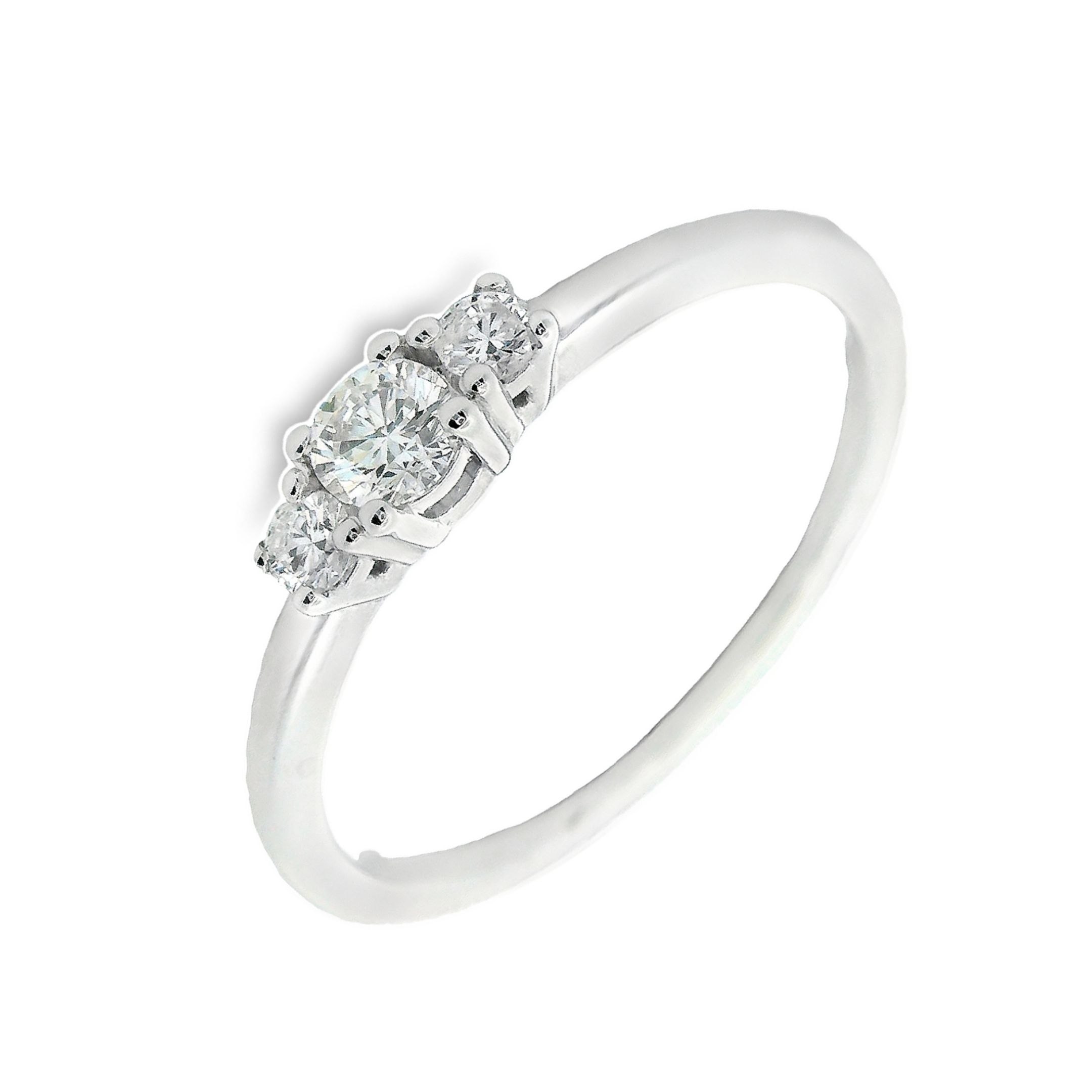 Deze ring van Louis Bros is vervaardigd uit 14 karaat witgoud (1.75gr) en is gezet met 3 briljant geslepen diamanten met een totaalgewicht van 0.25crt. Deze ring bestaat uit onze lijn van exclusieve modellen sieraden met prachtige designs van hoge kwaliteit.
De ring is verkrijgbaar in meerdere afmetingen.