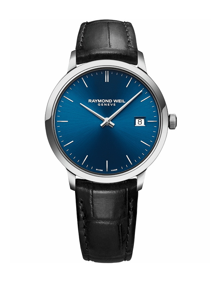 Dit is een horloge van het merk Raymond Weil Toccata gemaakt voor heren.
De specificaties zijn als volgt:
Kastmaat: 39 mm
Waterdichtheid: 5 ATM / 50 Meter / 165 Feet
Dit horloge heeft de volgende functies/eigenschappen:
Datumaanduiding