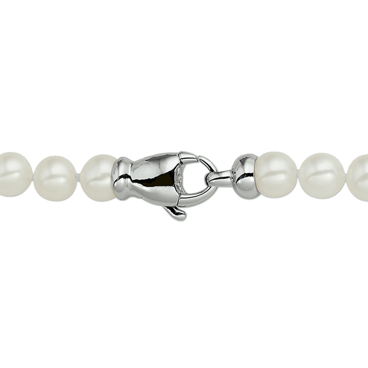 Beschrijving: Gerhodineerd zilveren collier met zoetwaterparels.
Doelgroep: dames
Breedte: 8 mm
Langste lengte: 50 cm