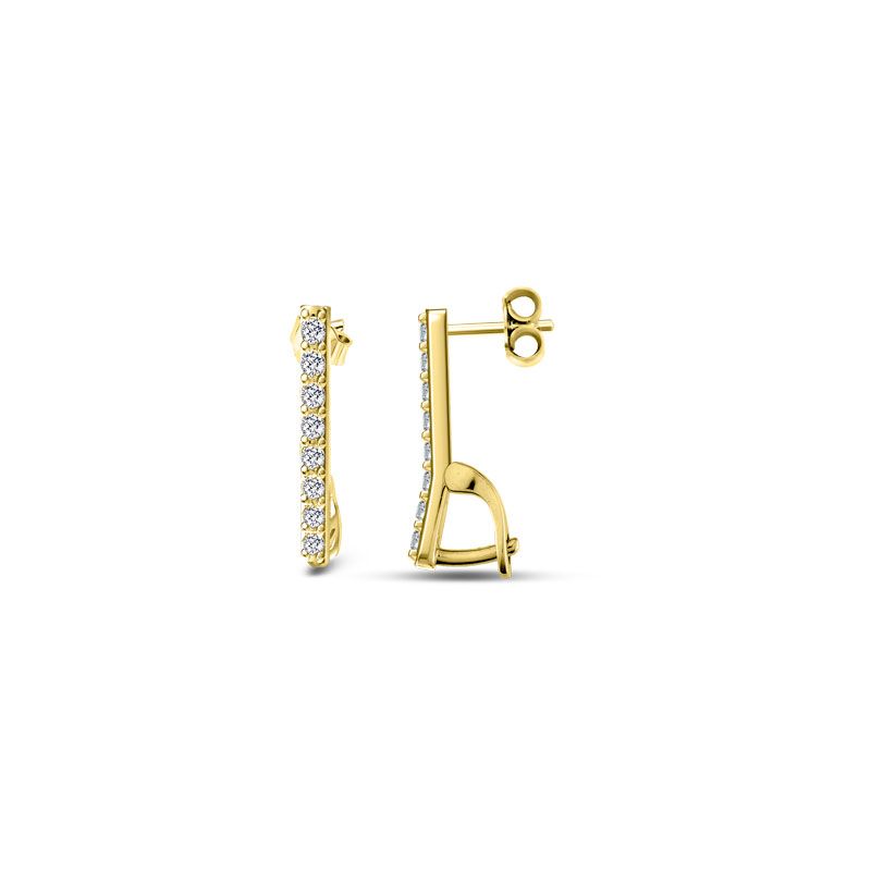 Deze prachtige oorsteker is gemaakt van zirkonia steentjes en M&L stenen, en is verguld met 1M goud. De oorsteker heeft een elegante uitstraling en is perfect voor dagelijks gebruik of speciale gelegenheden. Draag ze solo voor een subtiele look, of combineer ze met andere oorbellen voor een trendy stijl. Deze oorstekers zijn een must-have voor elke sieradencollectie!
Exclusief stenen