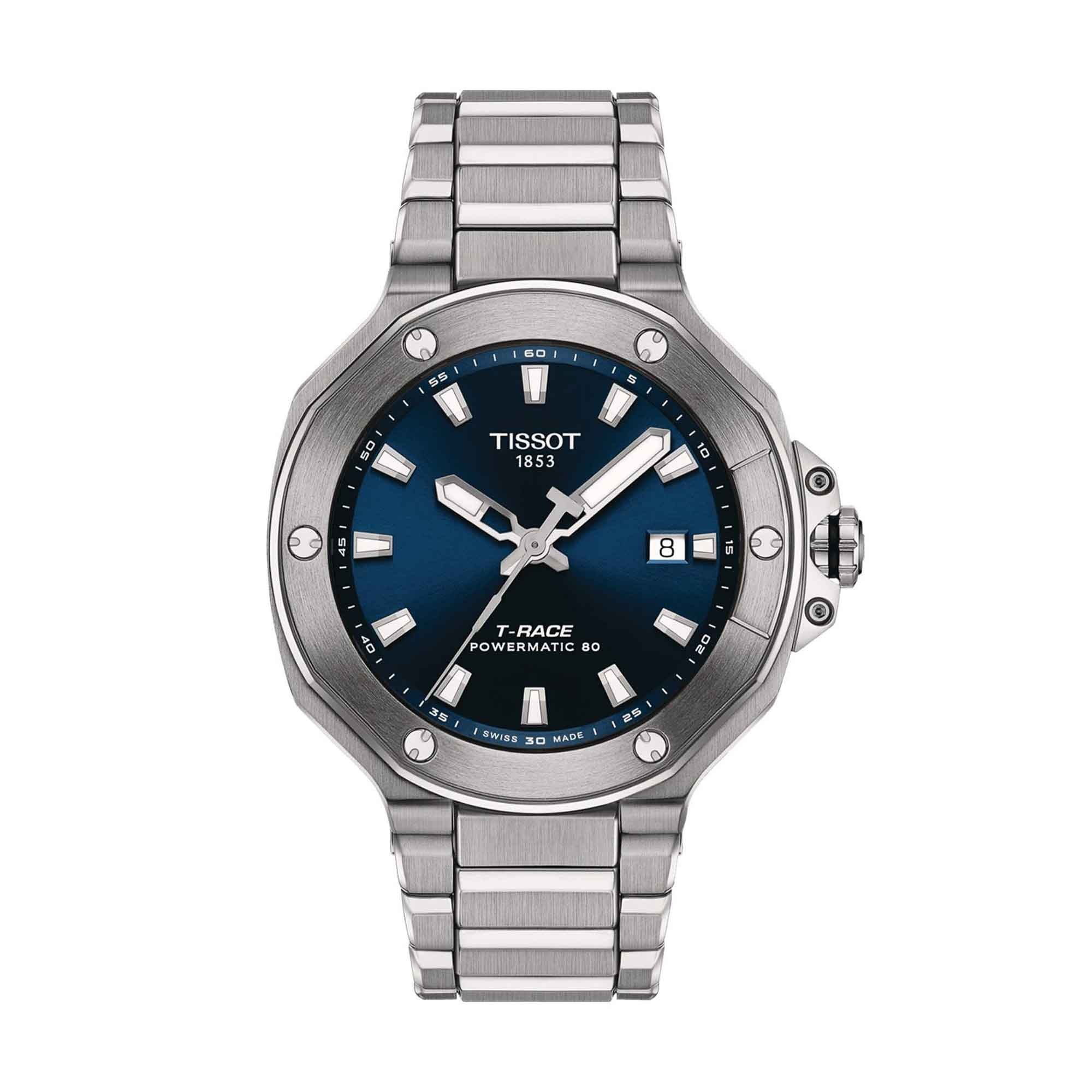 Tissot - T-Race Powermatic 80 41mm, Automaat, Saffierglas, 100 meter WR - T1418071104100