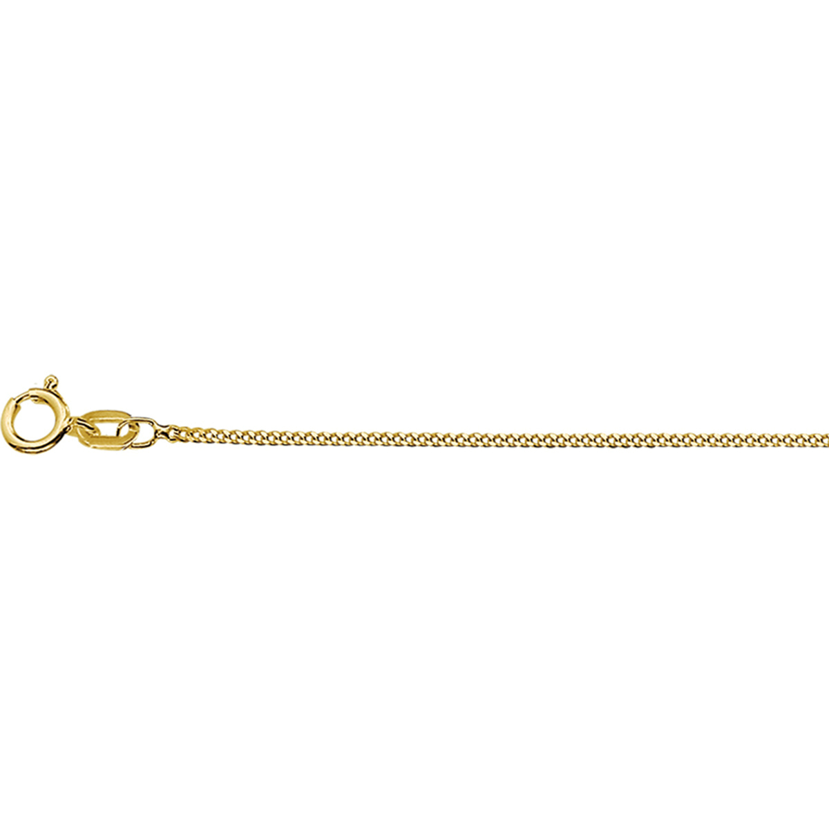 Beschrijving: 9 Krt. collier met gourmet schakel. 
Uniekenummer serie: 26770
Verpakt per: 1
Doelgroep: unisex
Breedte: 1 mm
Langste lengte: 45 cm