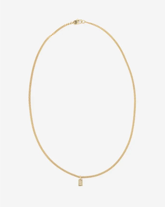 Essential necklace XS verguld