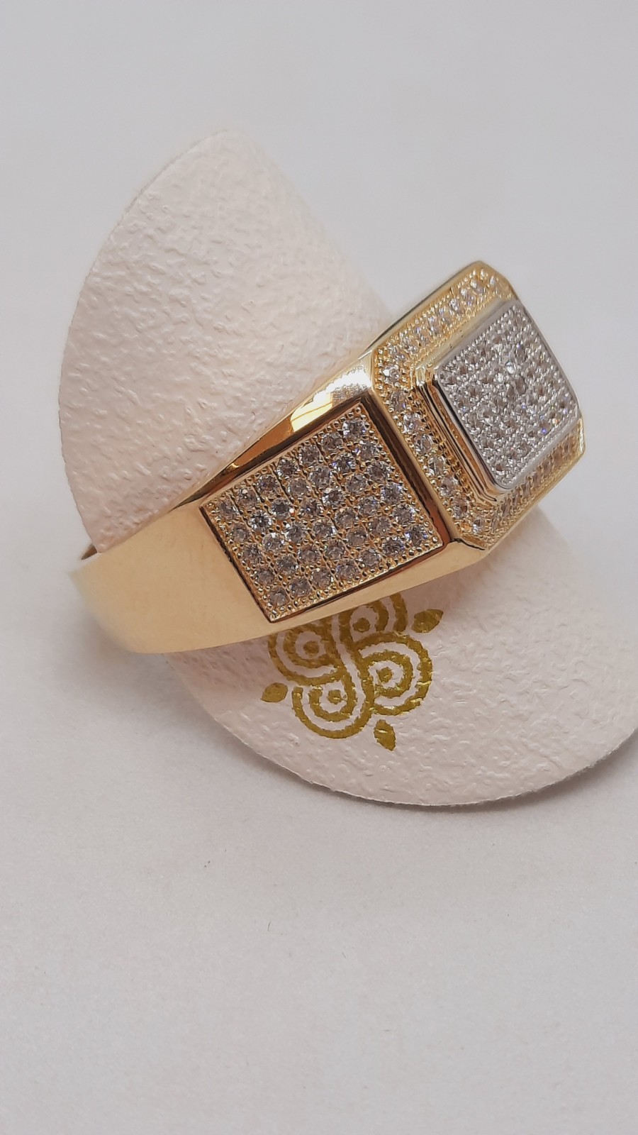 gouden heren ring 14kt
maat 66