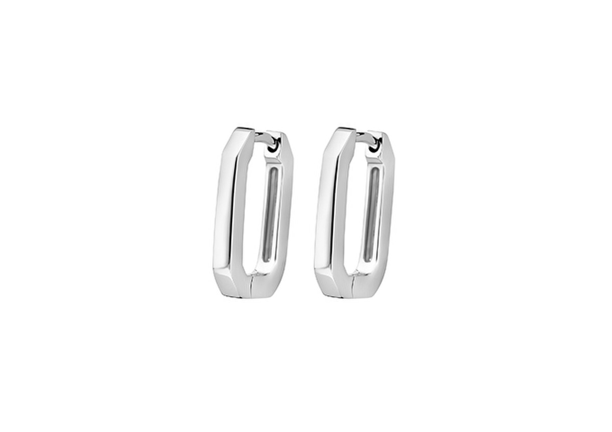 Deze stijlvolle oorringen van Moments zijn gemaakt van 925 sterling zilver.