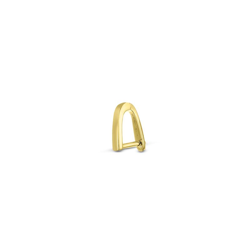Deze prachtige Carezza hanger is voorzien van een oogje voor L-stenen, gemaakt van 925 sterling zilver met een 1 micron vergulde coating. Het heeft een elegante en tijdloze uitstraling, perfect voor elke gelegenheid. Draag het aan een ketting om je nek of voeg het toe aan een armband voor een unieke touch. Voeg dit stijlvolle stuk toe aan je sieradencollectie voor een vleugje klasse en sophistication.