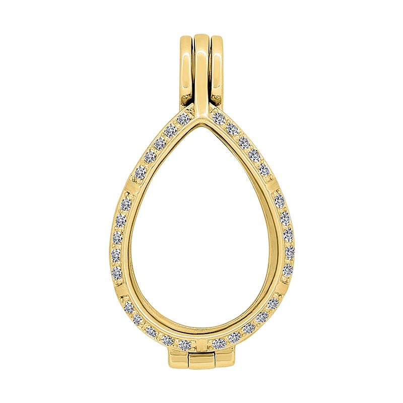 Dit prachtige juweel is voorzien van een 25 mm Goccia hanger met zirconiasteentjes en een goudvergulde medaillon. Het is perfect te combineren met zowel casual als formele outfits. Draag het als een statement piece op een eenvoudige blouse of jurk, of laag het met andere kettingen voor een trendy look. Een veelzijdige toevoeging aan je sieradencollectie!