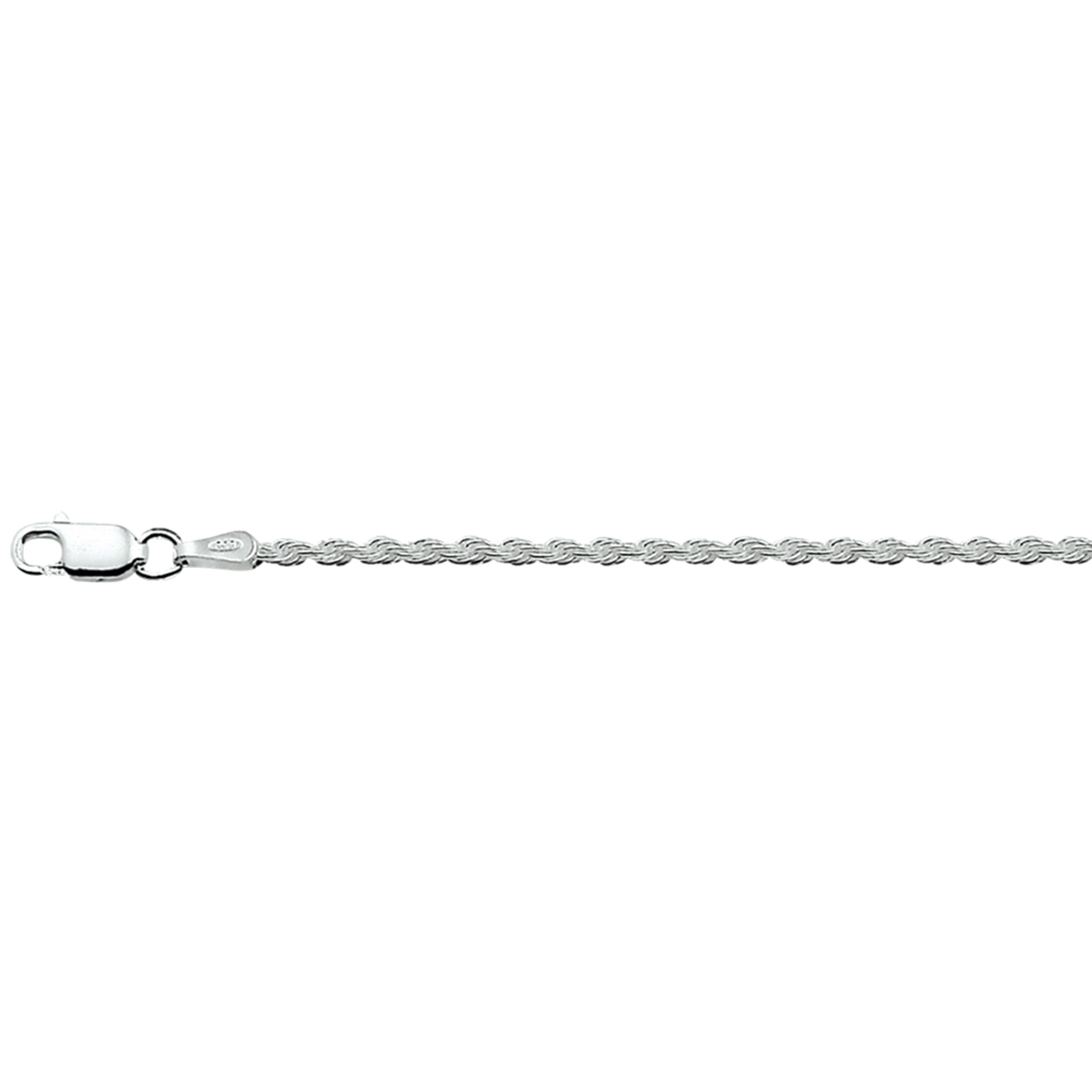 Zilver enkelbandje met tussenoog