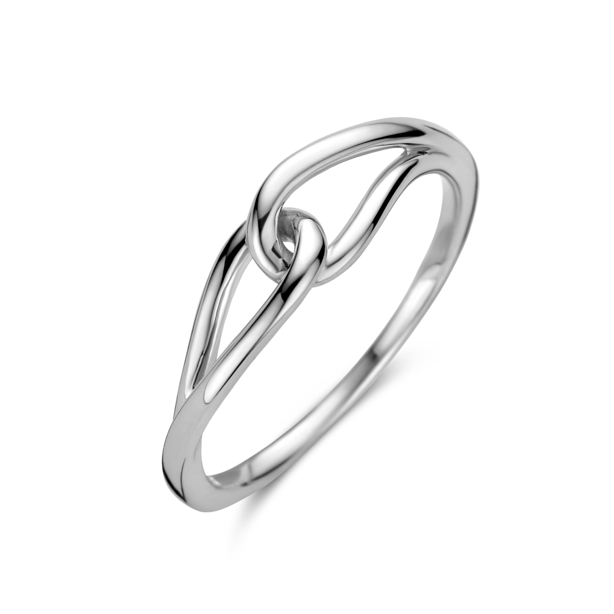 Gerhodineerd 925 zilveren ring met een breedte van 5mm. Info: Gerhodineerd zilver is door de rhodiumlaag beter bestand tegen verkleuren en krassen.