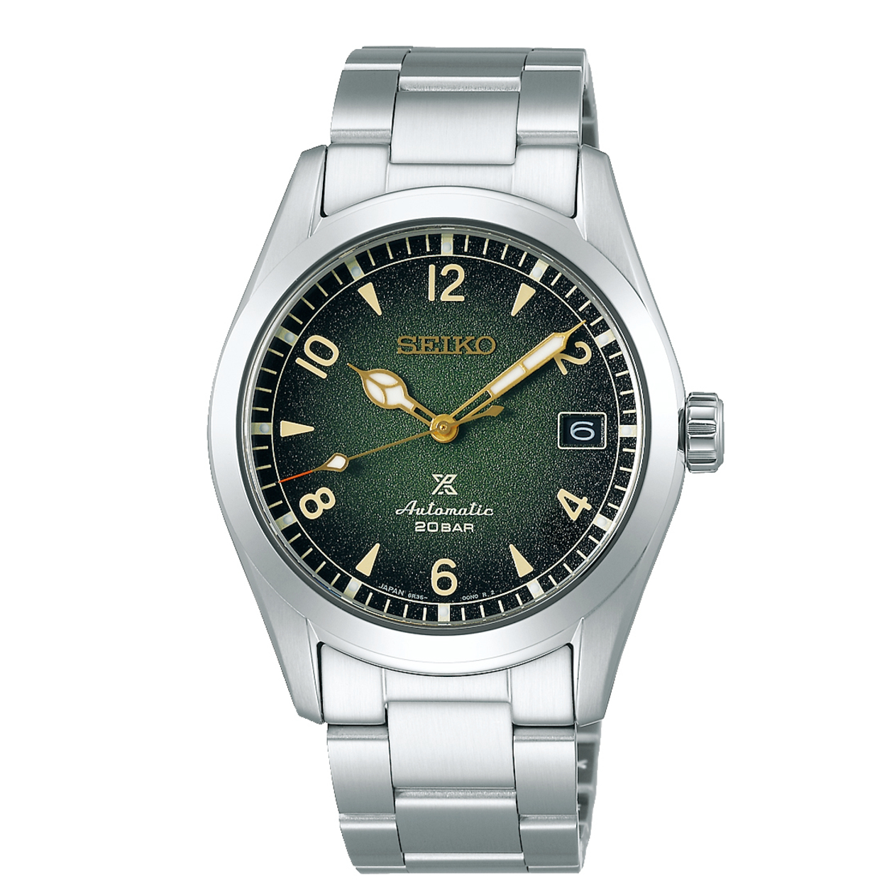 Dit herenhorloge is van het merk Seiko. Het is een analoog horloge gemaakt van staal. De diameter van de kast is 38 mm en de kast is 13 mm dik.
De verdere specificaties van het horloge zijn als volgt:
Glassoort: saffier glas
Bandbreedte: 20
Kastmateriaal: staal
Waterdichtheid: 20 ATM
Techniek: automaat