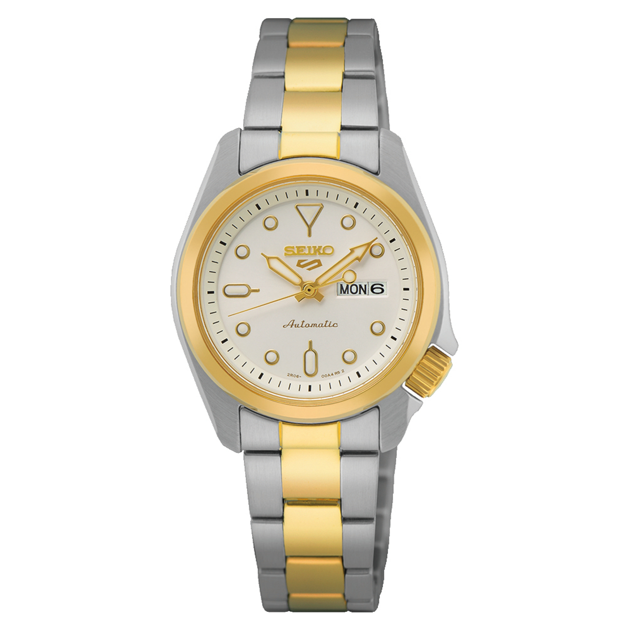 Seiko 5 Sports dameshorloge automaat bicolor